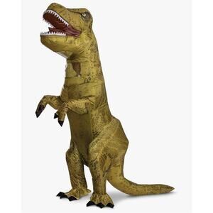NEW Jurassic World T-Rex Inflatable Man Adult One Size NWT Dinosaur Costume